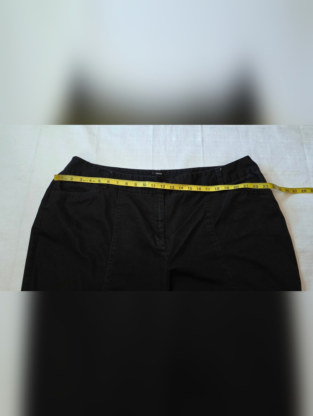 Style & Co Black Stretch Capri Pants Size 22W - Picture 3 of 6